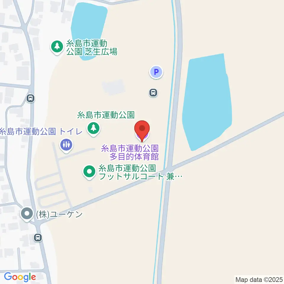 糸島市運動公園多目的体育館周辺のコンビニエンスストア一覧地図