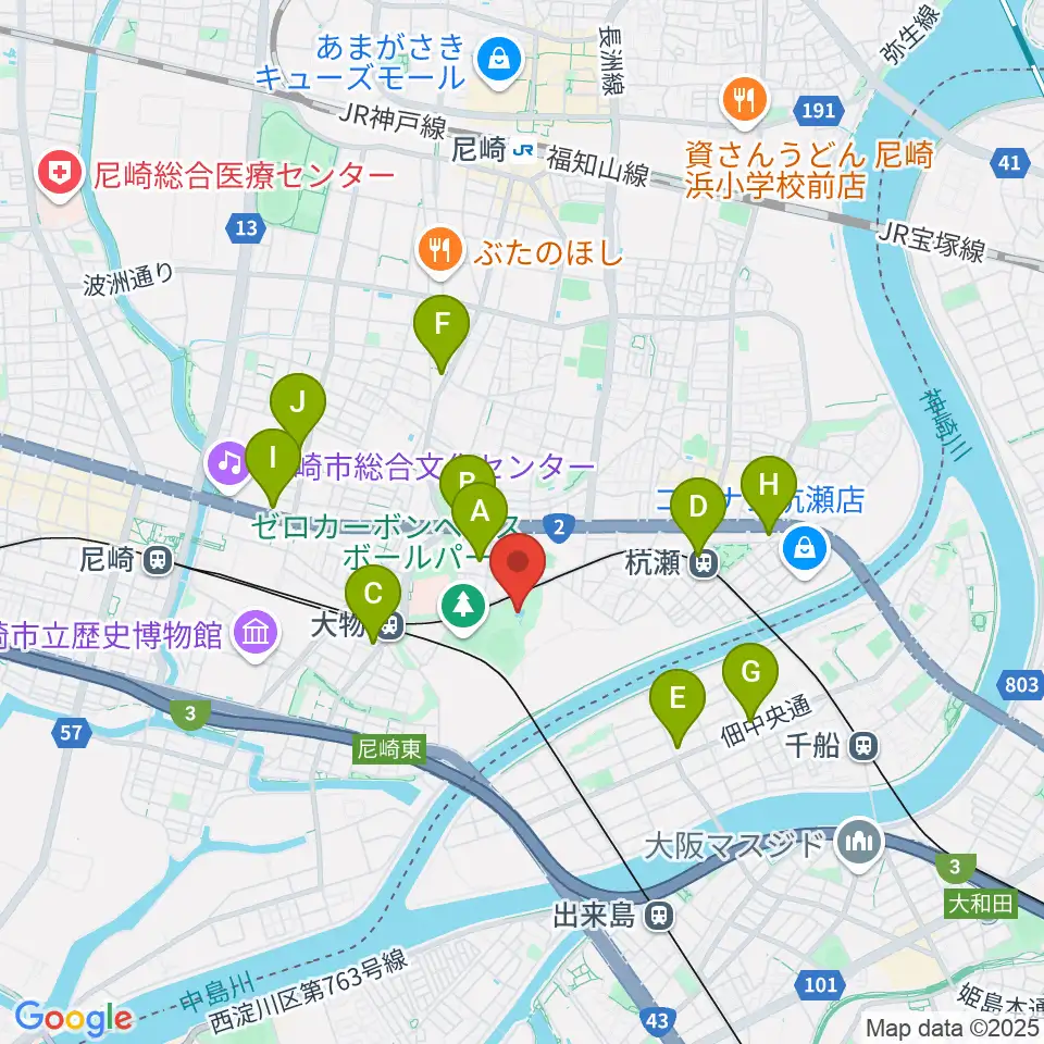 小田南公園軟式野球場周辺のコンビニエンスストア一覧地図