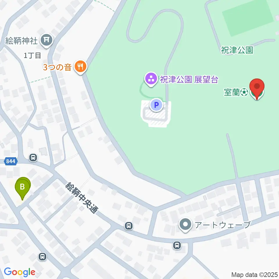 リーフラスフットボールパーク周辺のコンビニエンスストア一覧地図