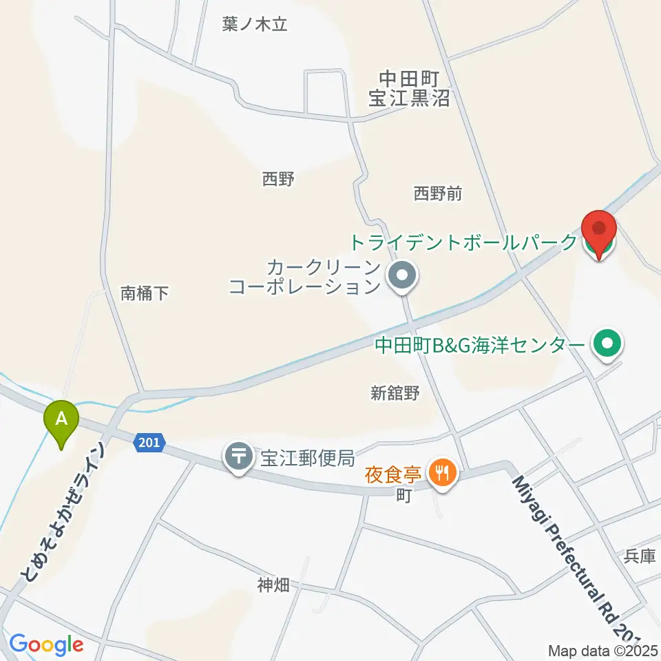 トライデントボールパーク周辺のコンビニエンスストア一覧地図