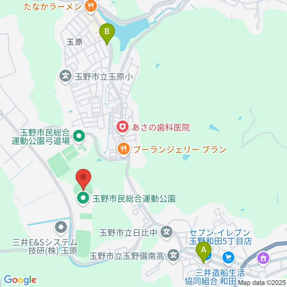 日比製煉スタジアム周辺のコンビニエンスストア一覧地図