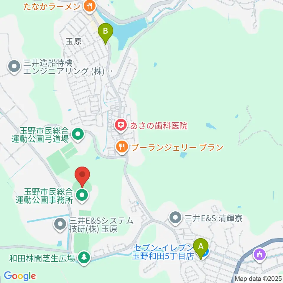 日比製煉スタジアム周辺のコンビニエンスストア一覧地図