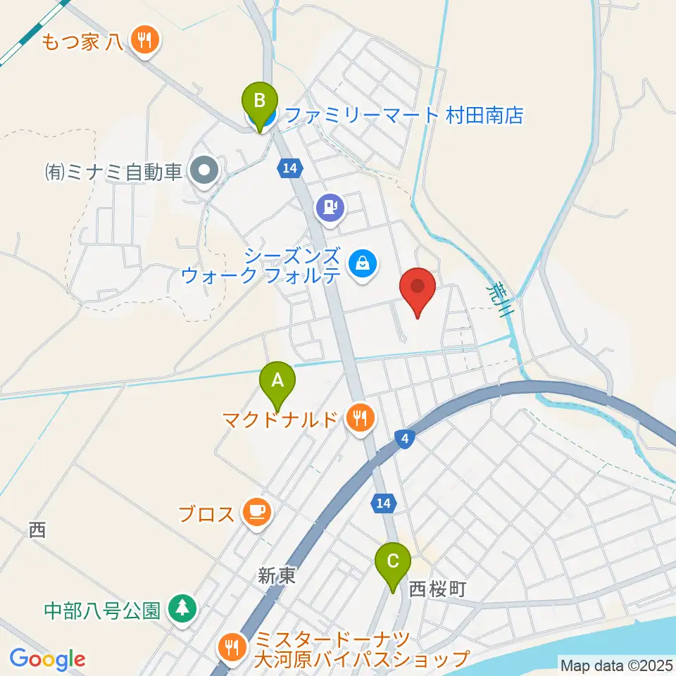 ヒルズはねっこアリーナ周辺のコンビニエンスストア一覧地図