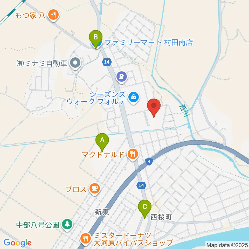 ヒルズはねっこアリーナ周辺のコンビニエンスストア一覧地図