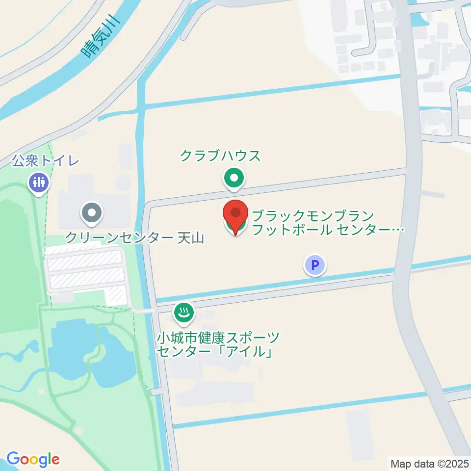 ブラックモンブランフットボールセンター周辺のコンビニエンスストア一覧地図