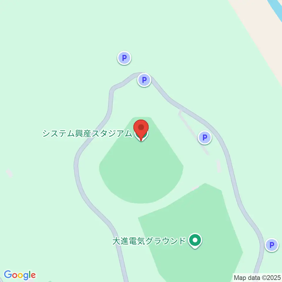 システム興産スタジアム周辺のコンビニエンスストア一覧地図