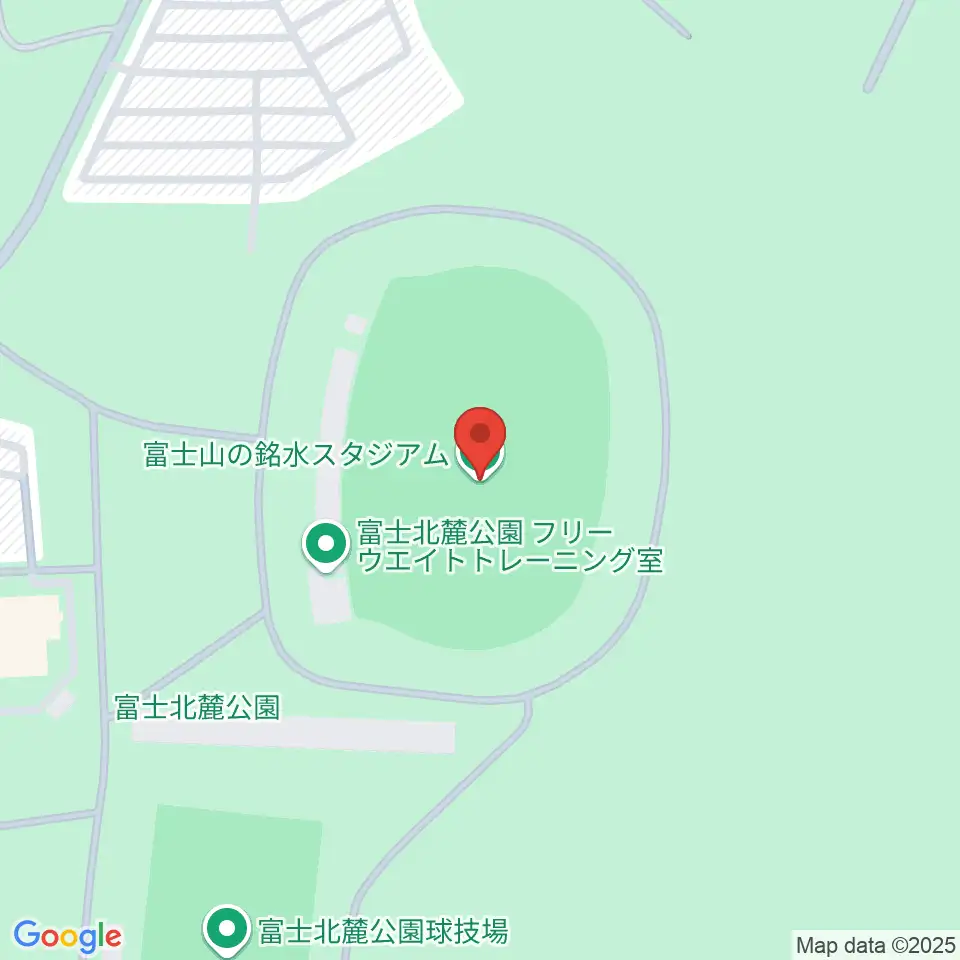富士山の銘水スタジアム周辺のコンビニエンスストア一覧地図