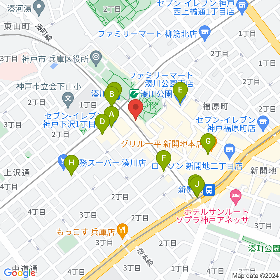 Studio Neko周辺のコンビニエンスストア一覧地図