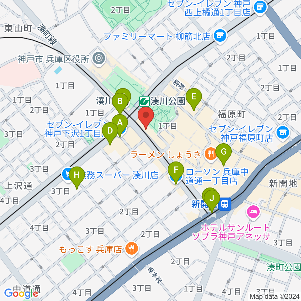 Studio Neko周辺のコンビニエンスストア一覧地図