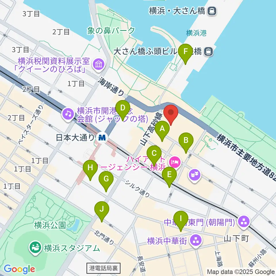 シルク博物館周辺のコンビニエンスストア一覧地図