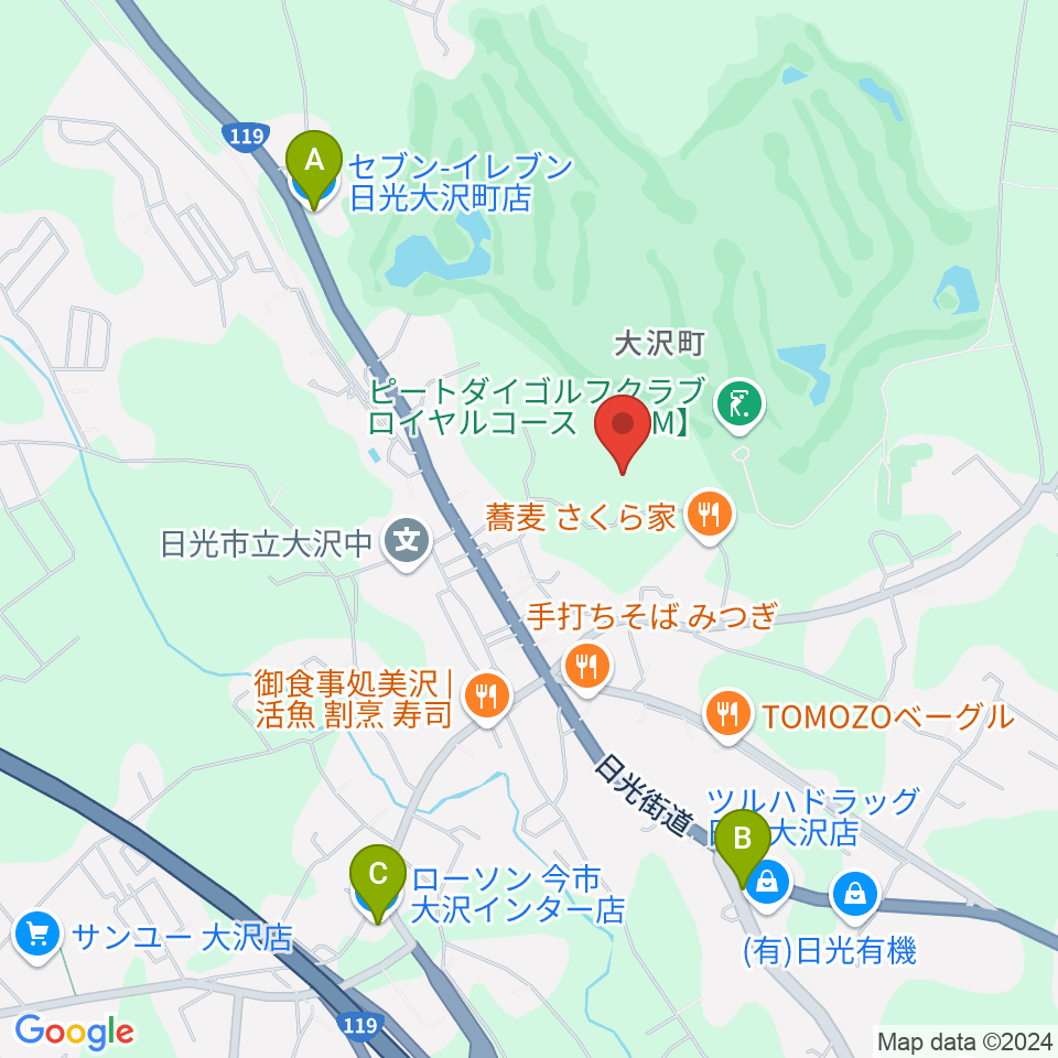 サンコー体育館周辺のコンビニエンスストア一覧地図