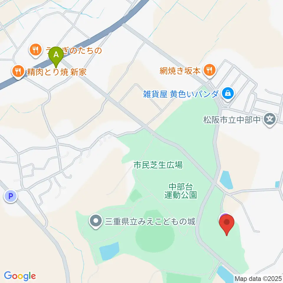 三十三銀行アリーナ周辺のコンビニエンスストア一覧地図