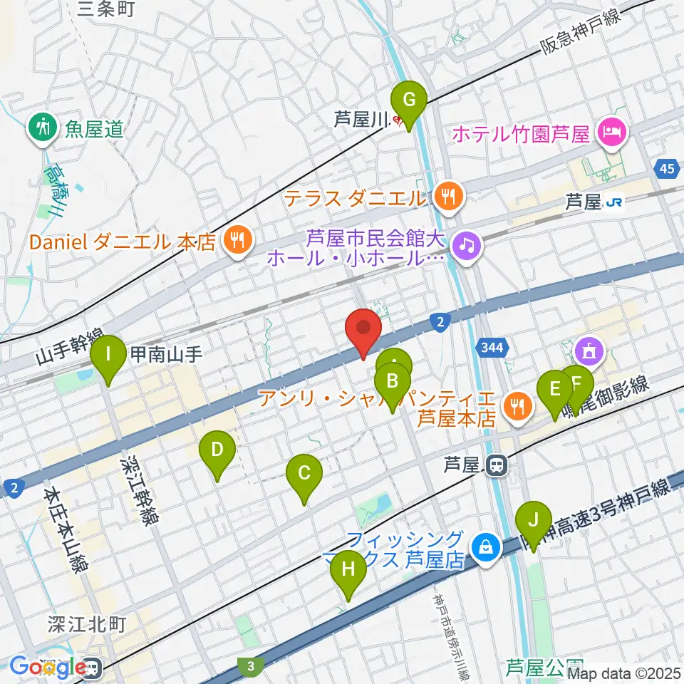 ビートショップ周辺のコンビニエンスストア一覧地図
