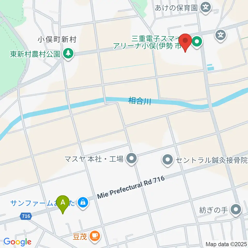 三重電子スマイルアリーナ小俣周辺のコンビニエンスストア一覧地図