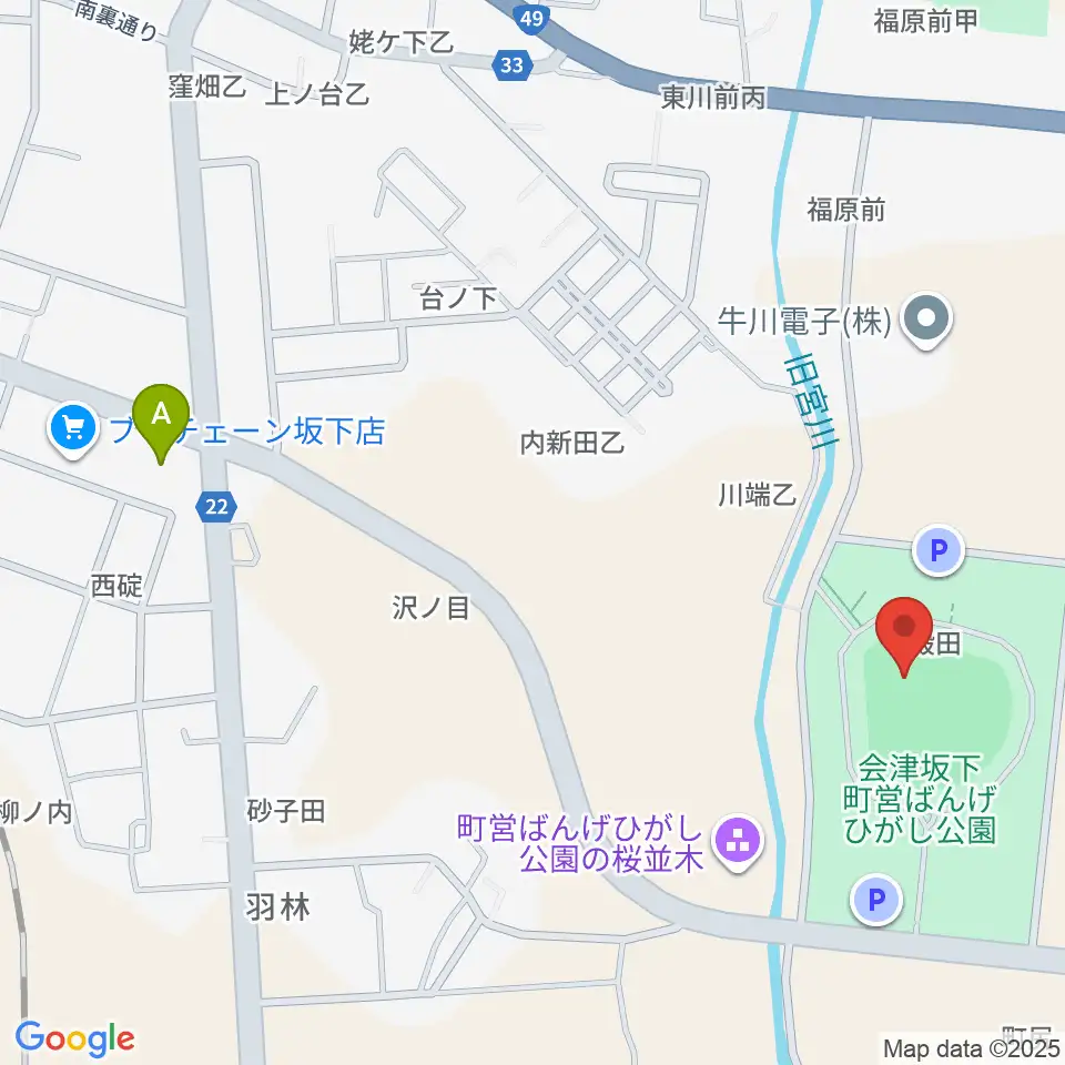 BMI鶴沼球場周辺のコンビニエンスストア一覧地図
