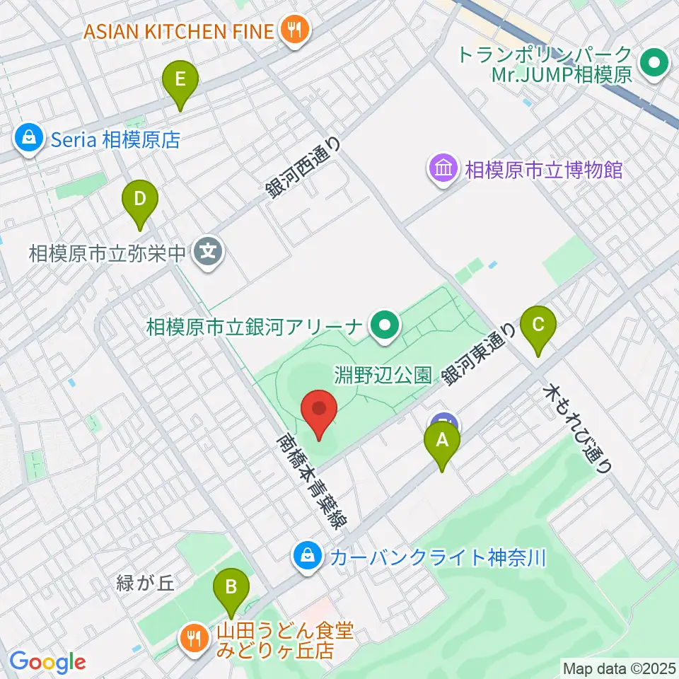 ウイッツひばり球場周辺のコンビニエンスストア一覧地図