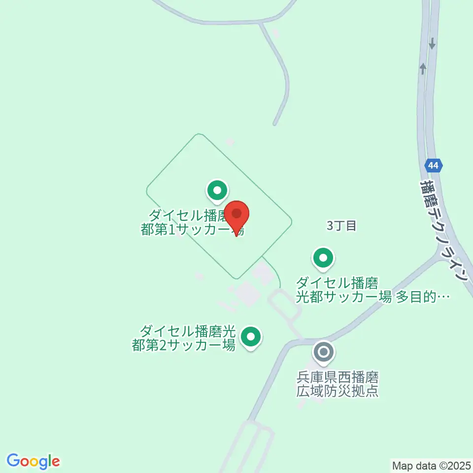 ダイセル播磨光都サッカー場周辺のコンビニエンスストア一覧地図