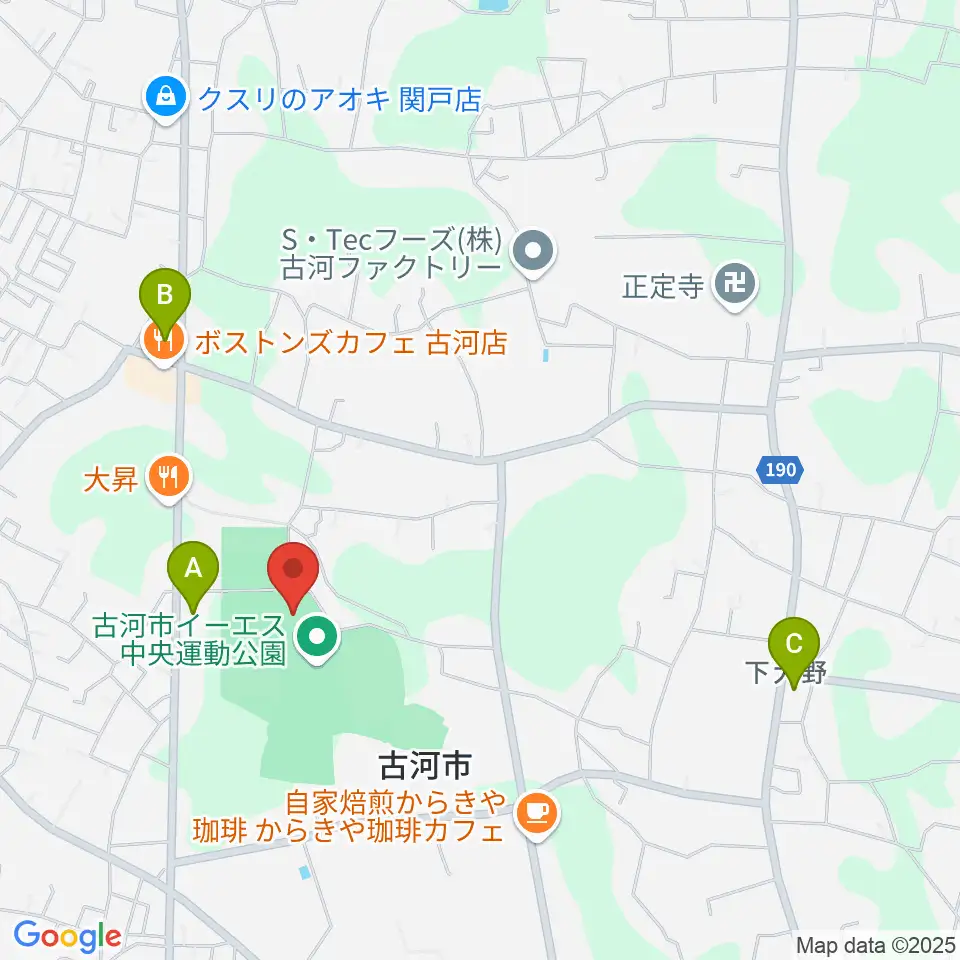 イーエスはなもも体育館周辺のコンビニエンスストア一覧地図