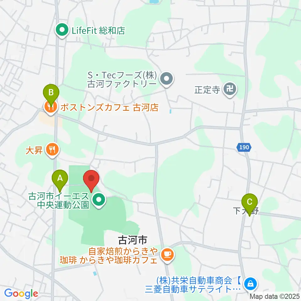 イーエスはなもも体育館周辺のコンビニエンスストア一覧地図