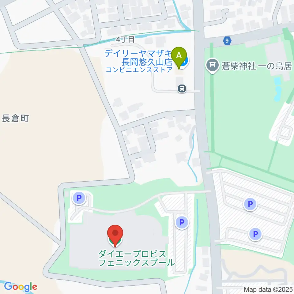 ダイエープロビスフェニックスプール周辺のコンビニエンスストア一覧地図