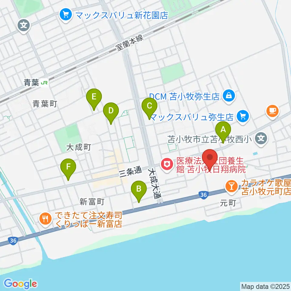 アブロス矢代スポーツセンター周辺のコンビニエンスストア一覧地図
