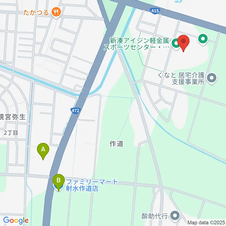 新湊アイシン軽金属スポーツセンター周辺のコンビニエンスストア一覧地図