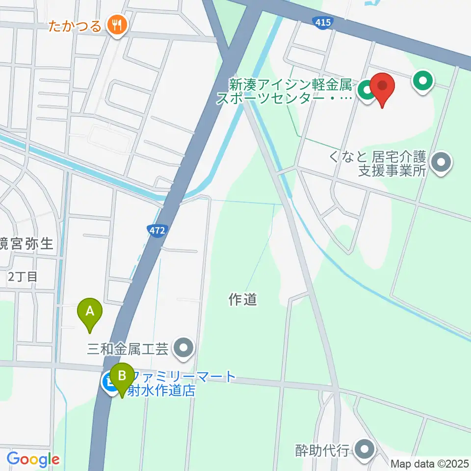 新湊アイシン軽金属スポーツセンター周辺のコンビニエンスストア一覧地図