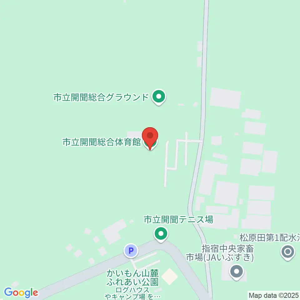 開聞総合体育館周辺のコンビニエンスストア一覧地図