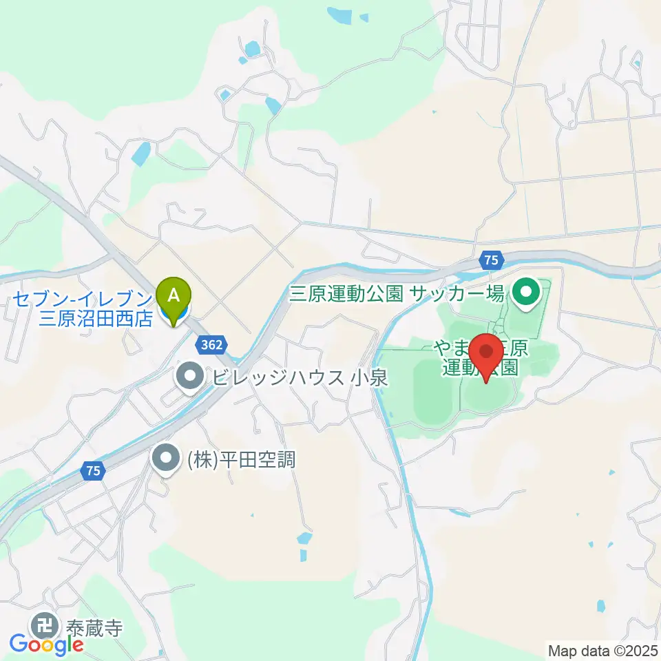 やまみ三原市民球場周辺のコンビニエンスストア一覧地図