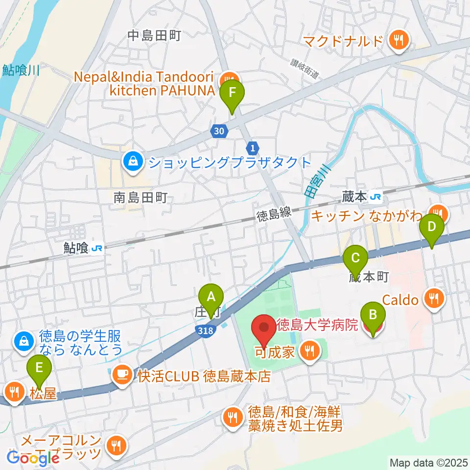 むつみスタジアム周辺のコンビニエンスストア一覧地図