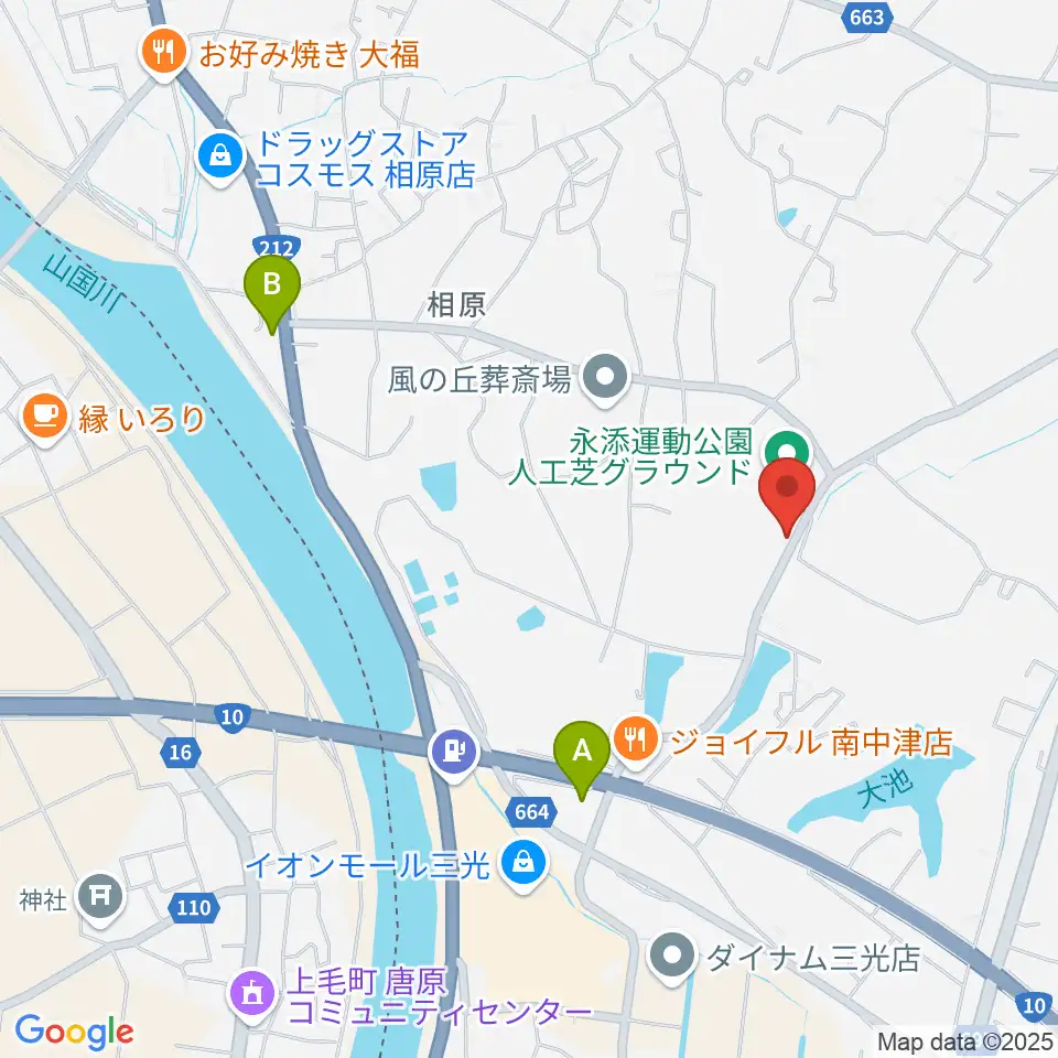 ディーアクトスポーツパーク永添周辺のコンビニエンスストア一覧地図