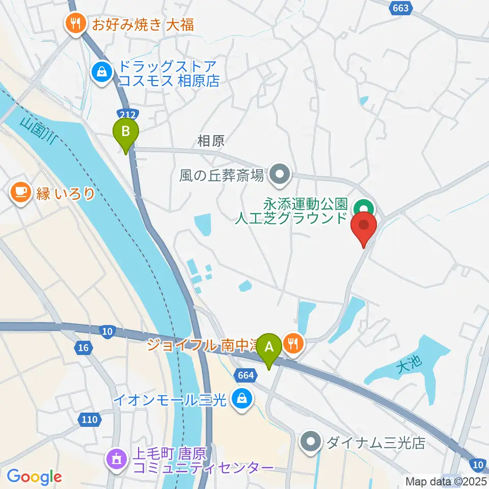 ディーアクトスポーツパーク永添周辺のコンビニエンスストア一覧地図