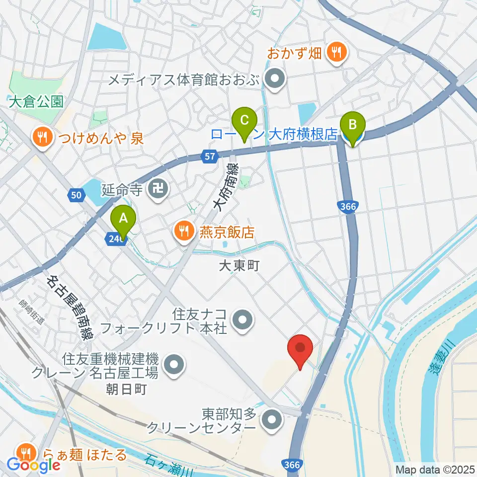 住友重機械温水プール周辺のコンビニエンスストア一覧地図