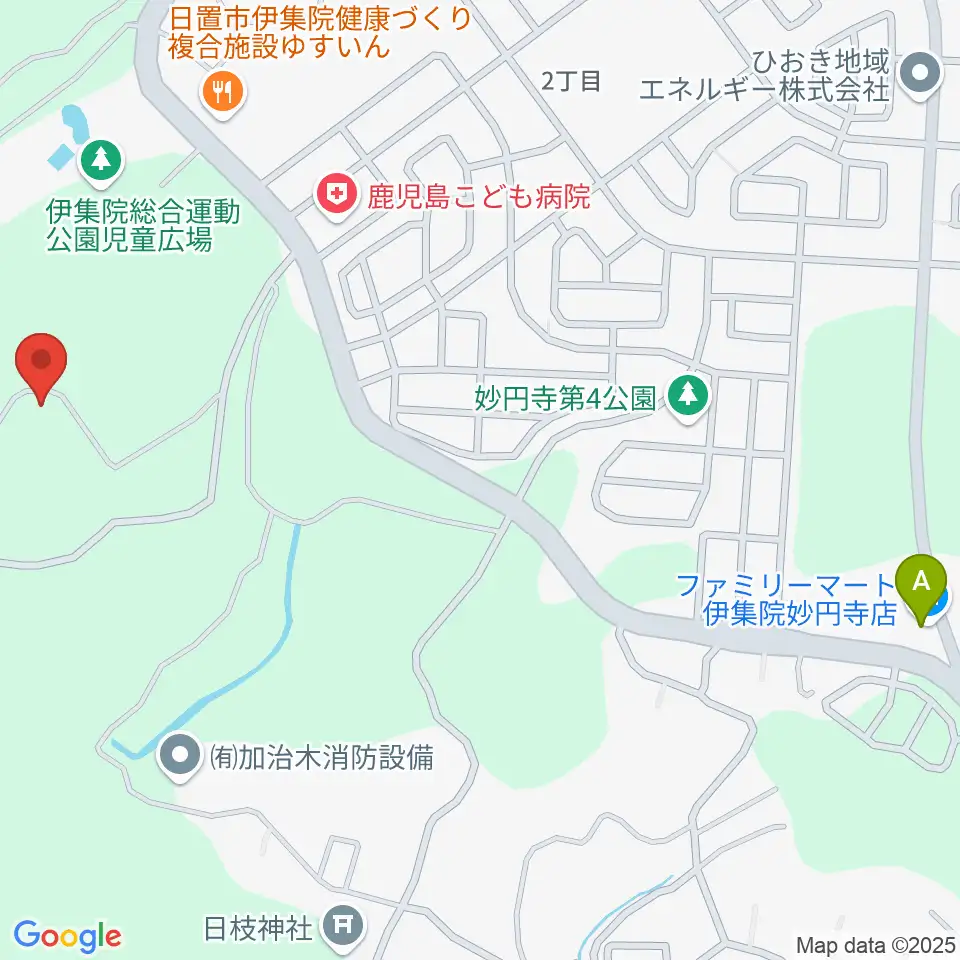 YOSHIKOUスタジアム伊集院周辺のコンビニエンスストア一覧地図