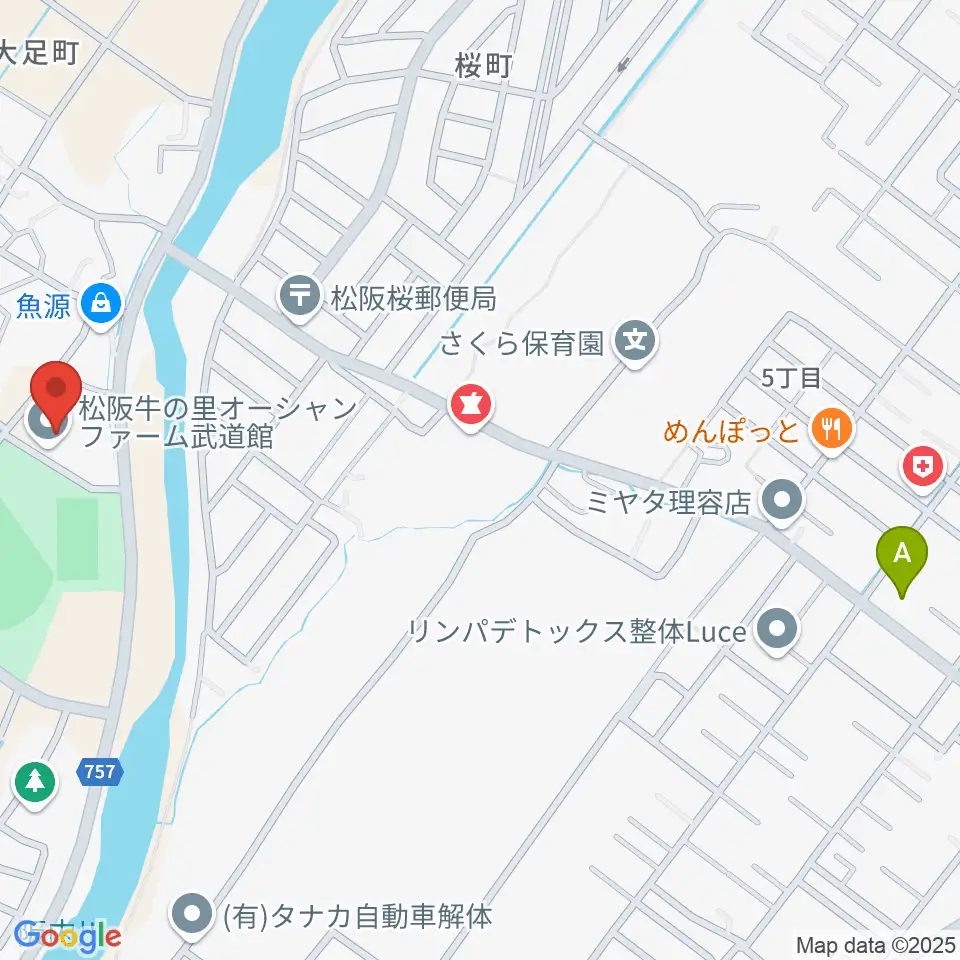 松阪牛の里オーシャンファーム武道館周辺のコンビニエンスストア一覧地図