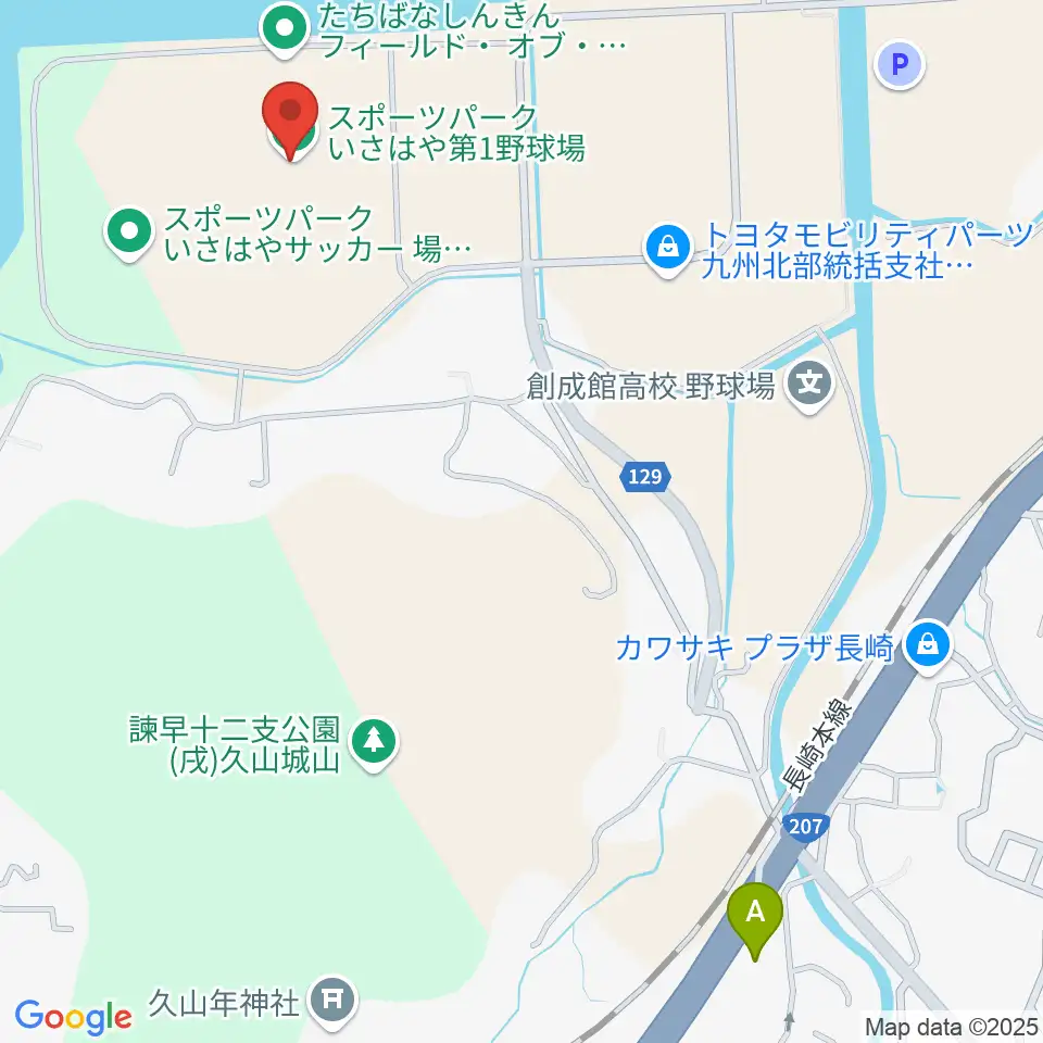 たちばなしんきんフィールド・オブ・ドリームス周辺のコンビニエンスストア一覧地図