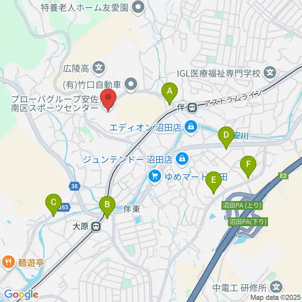 プローバグループ安佐南区スポーツセンター周辺のコンビニエンスストア一覧地図