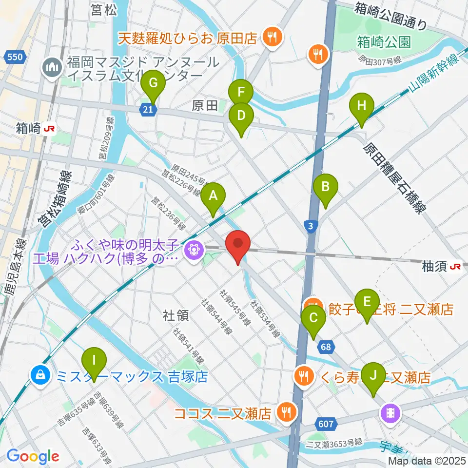 アイミュージックスタジオ周辺のコンビニエンスストア一覧地図