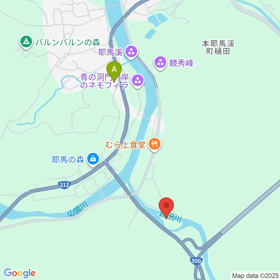 耶馬渓風物館周辺のコンビニエンスストア一覧地図