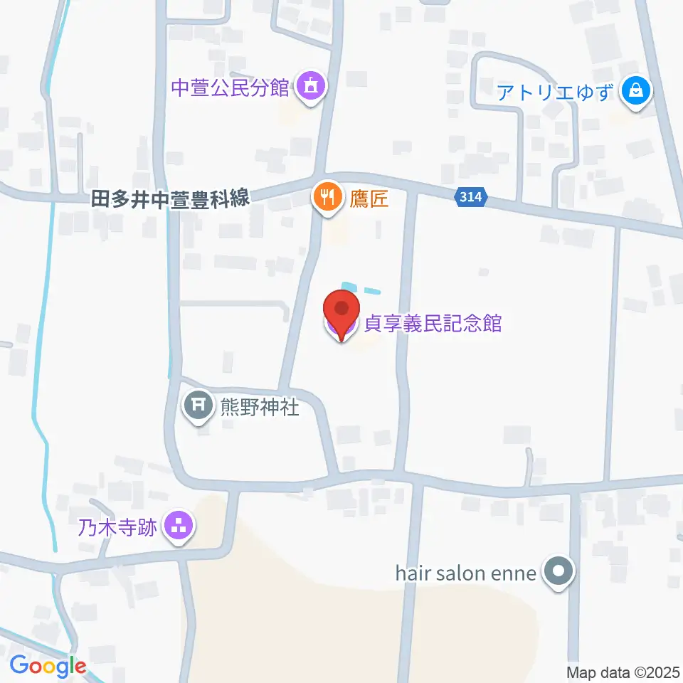 貞享義民記念館周辺のコンビニエンスストア一覧地図