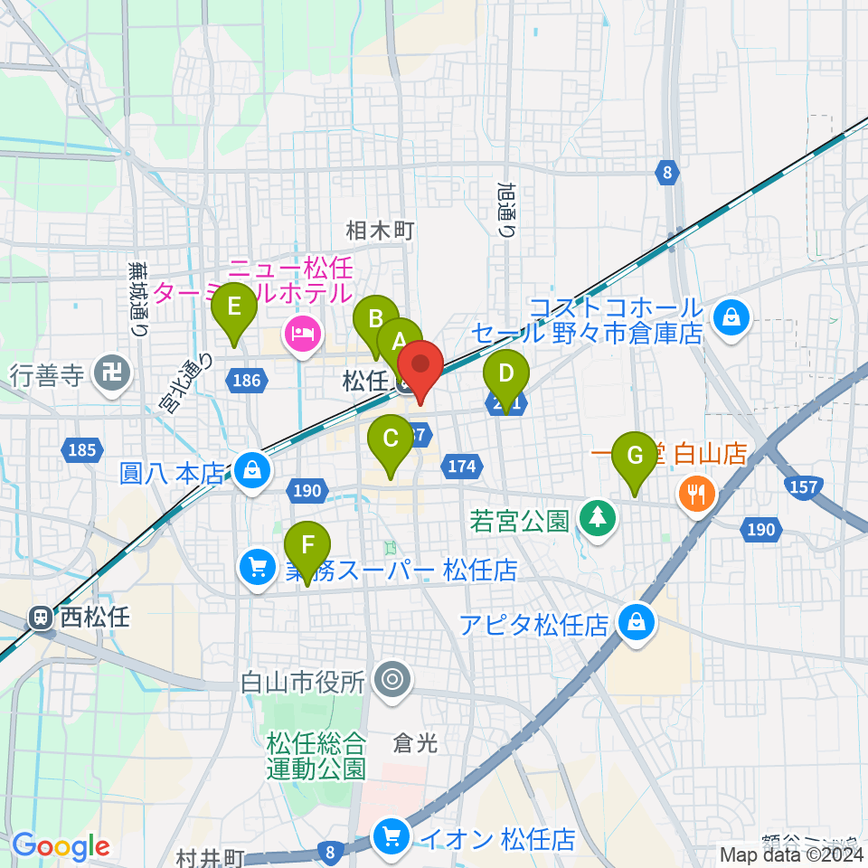 千代女の里俳句館周辺のコンビニエンスストア一覧地図