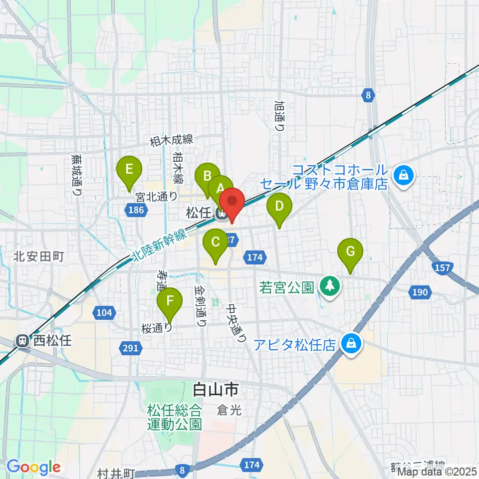 千代女の里俳句館周辺のコンビニエンスストア一覧地図