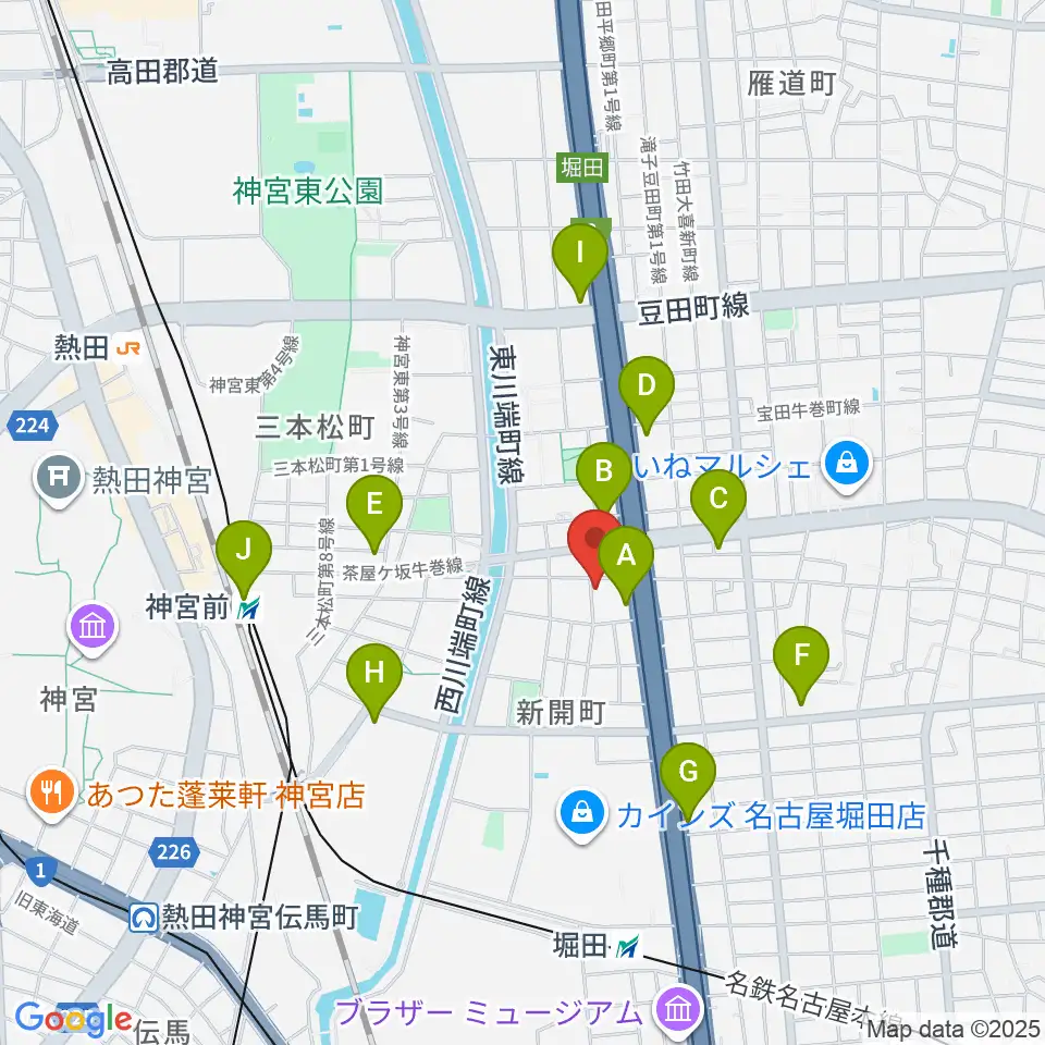 株式会社フルハウス周辺のコンビニエンスストア一覧地図
