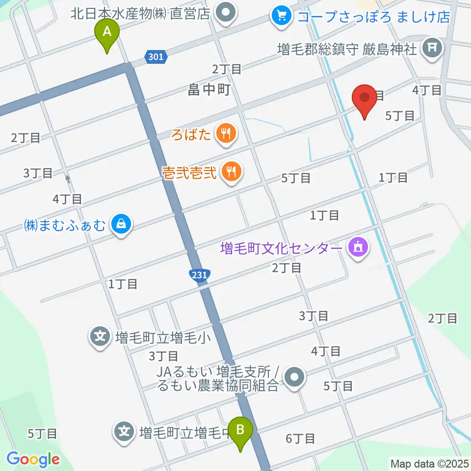 増毛町総合交流促進施設 元陣屋周辺のコンビニエンスストア一覧地図