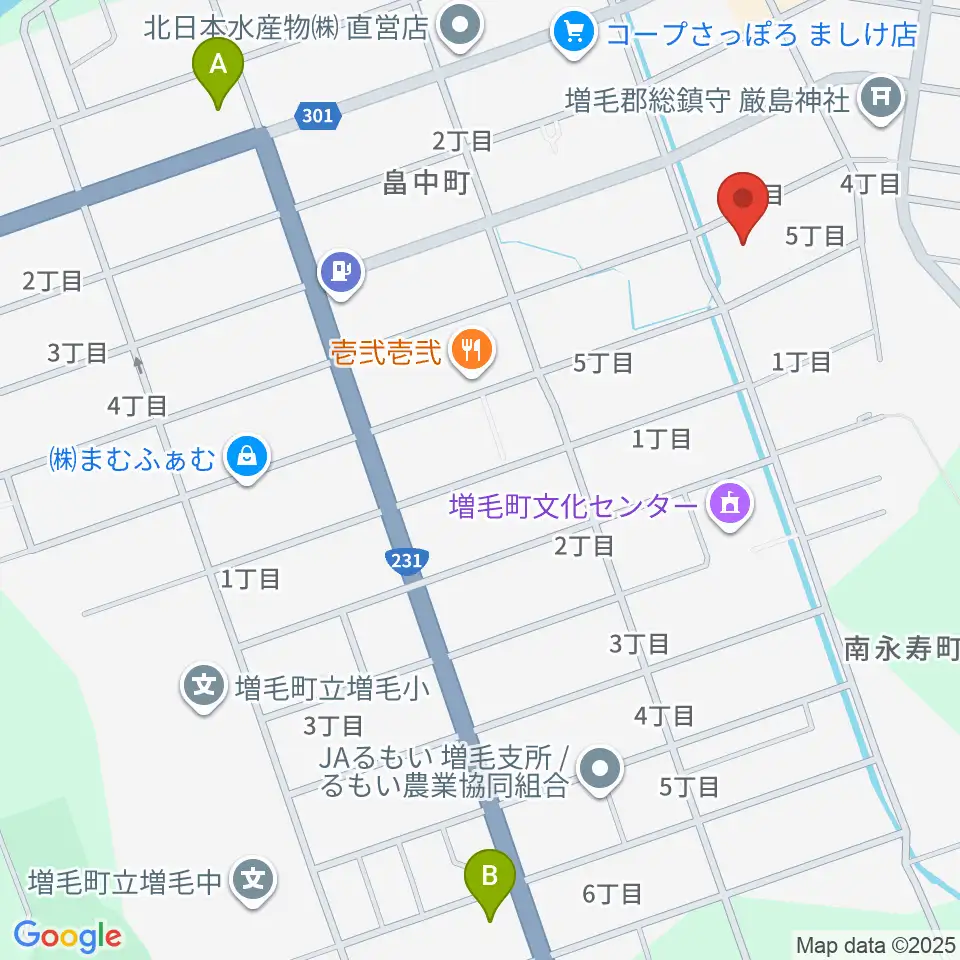 増毛町総合交流促進施設 元陣屋周辺のコンビニエンスストア一覧地図