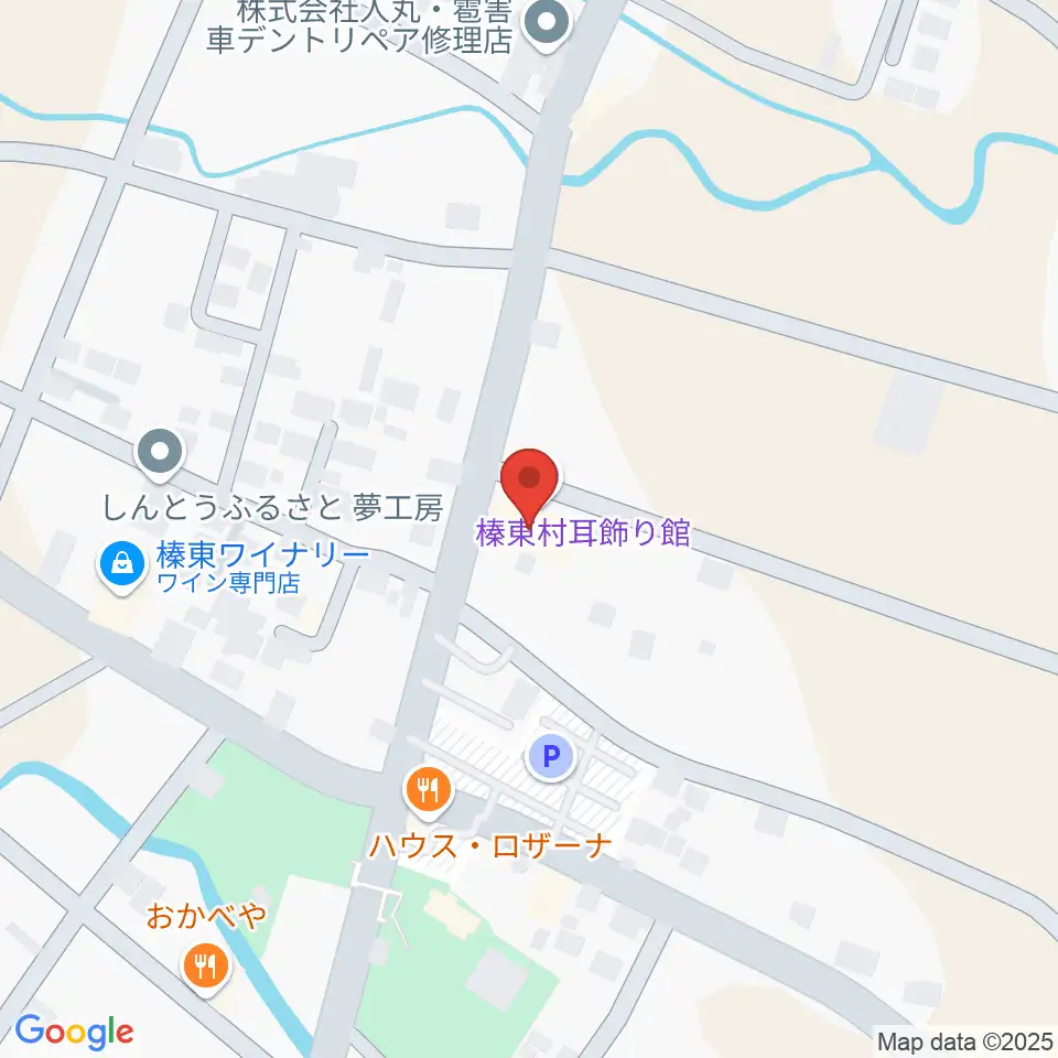 榛東村耳飾り館周辺のコンビニエンスストア一覧地図