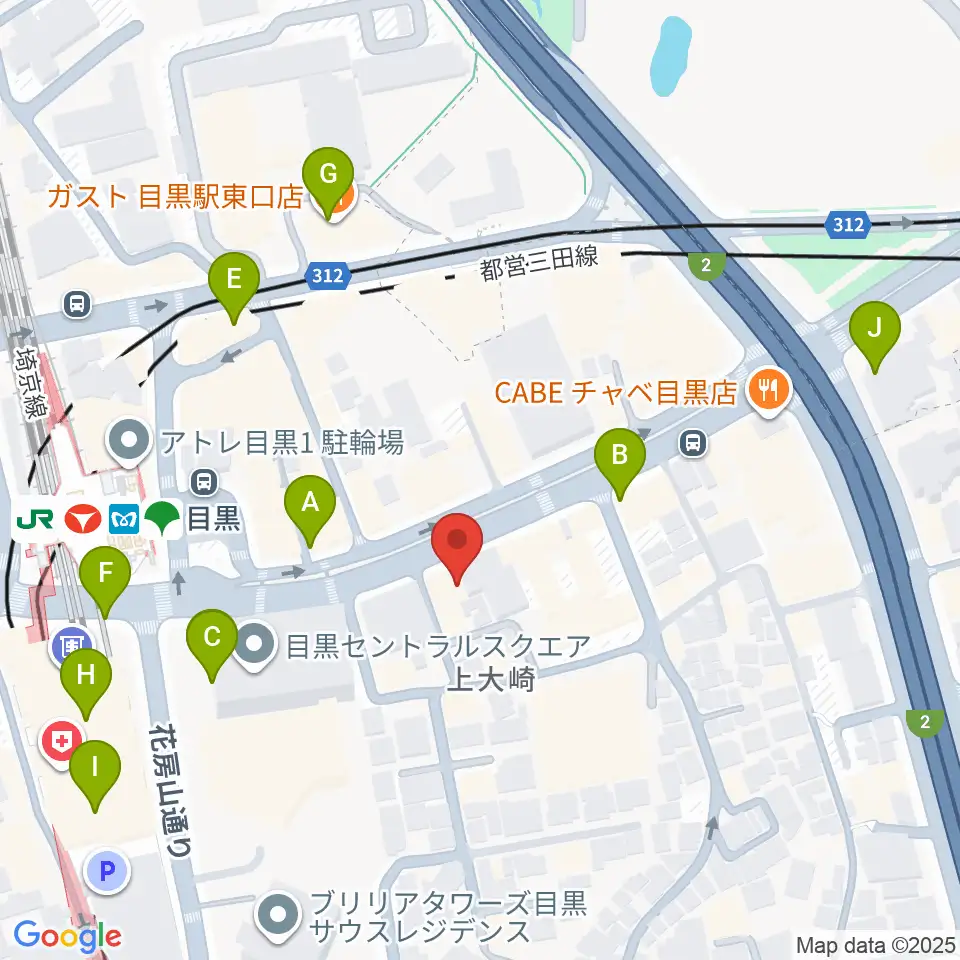 自転車文化センター周辺のコンビニエンスストア一覧地図