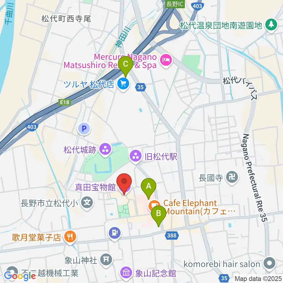 真田宝物館周辺のコンビニエンスストア一覧地図