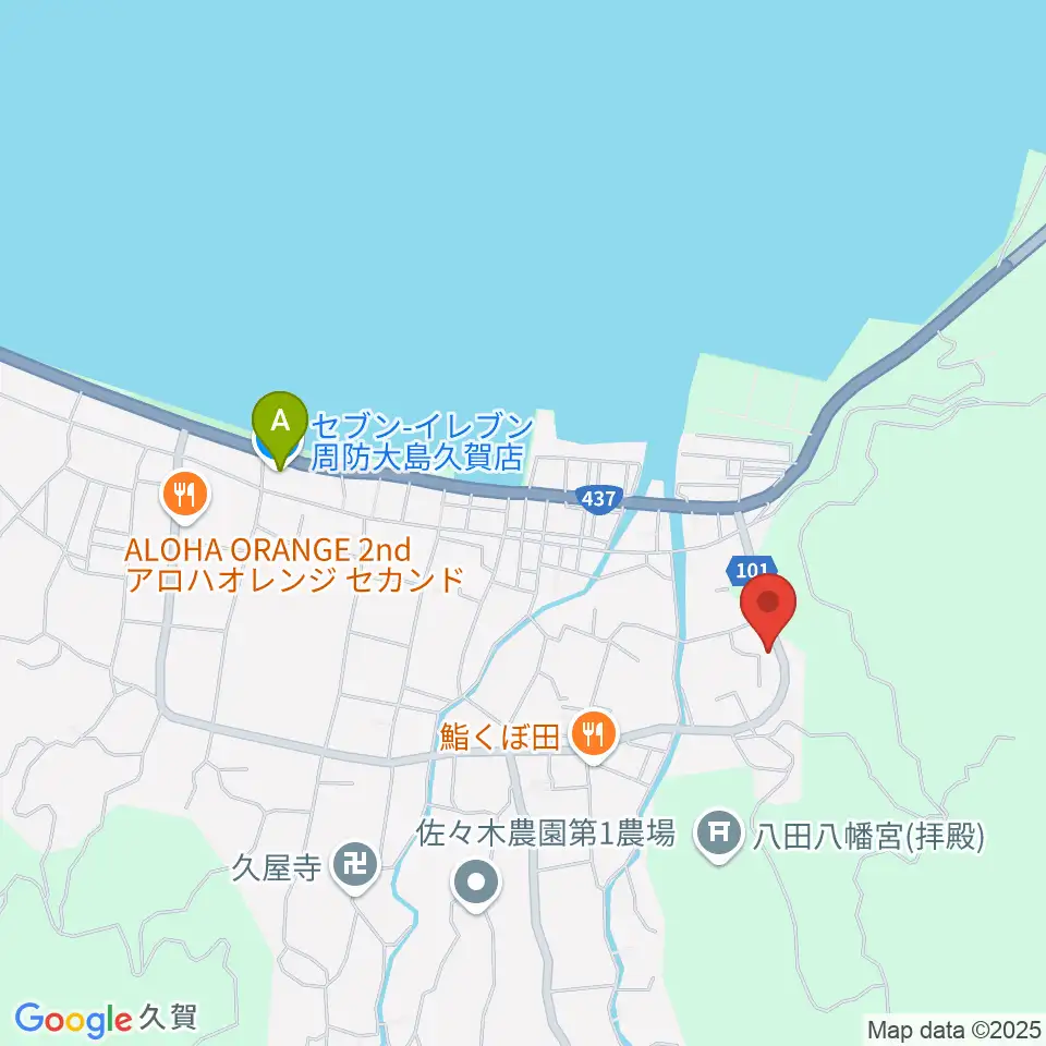 周防大島町久賀歴史民俗資料館周辺のコンビニエンスストア一覧地図