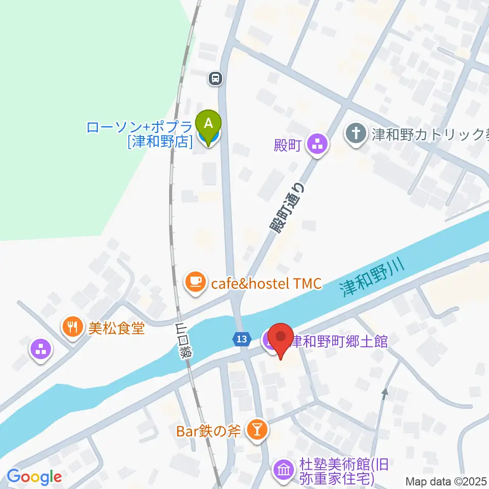 津和野町郷土館周辺のコンビニエンスストア一覧地図